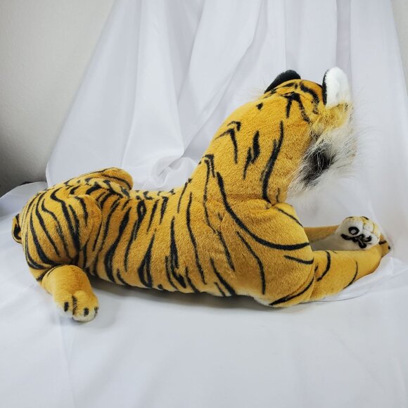 Large Realistic Tiger Plush 12" x 37" End of Tail Stuffed Grifil Zero Tiger - Picture 9 of 12